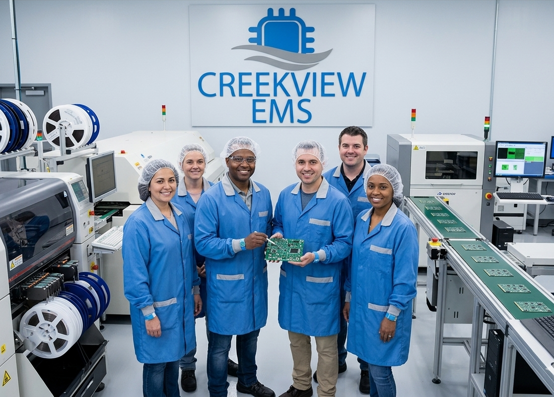 Creekview EMS Electronics Manufacturing Services, Basildon Essex Team